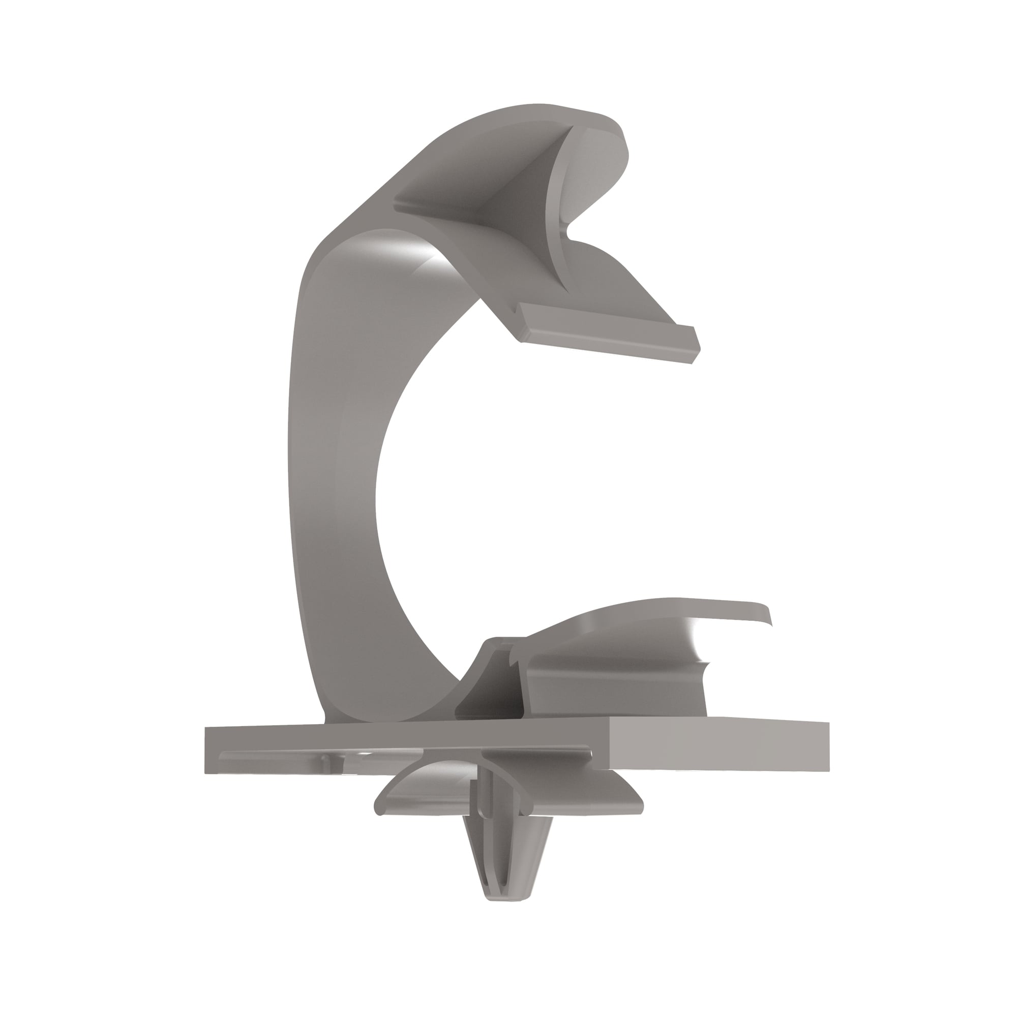 Latching Wire Clip, Adh.,  .50IN (12.7mm)
