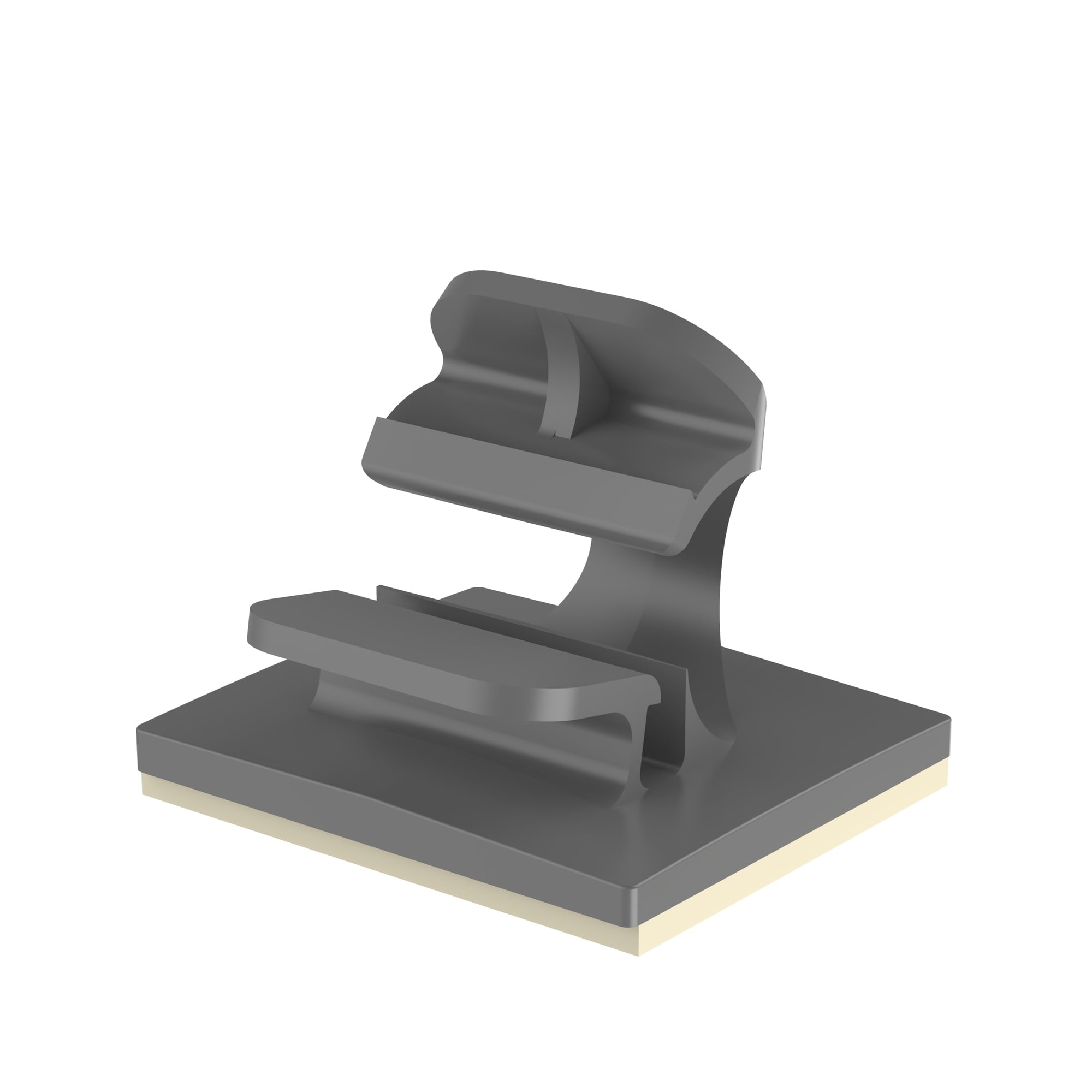 Latching Wire Clip, Adh.,  .75IN (19.1mm)