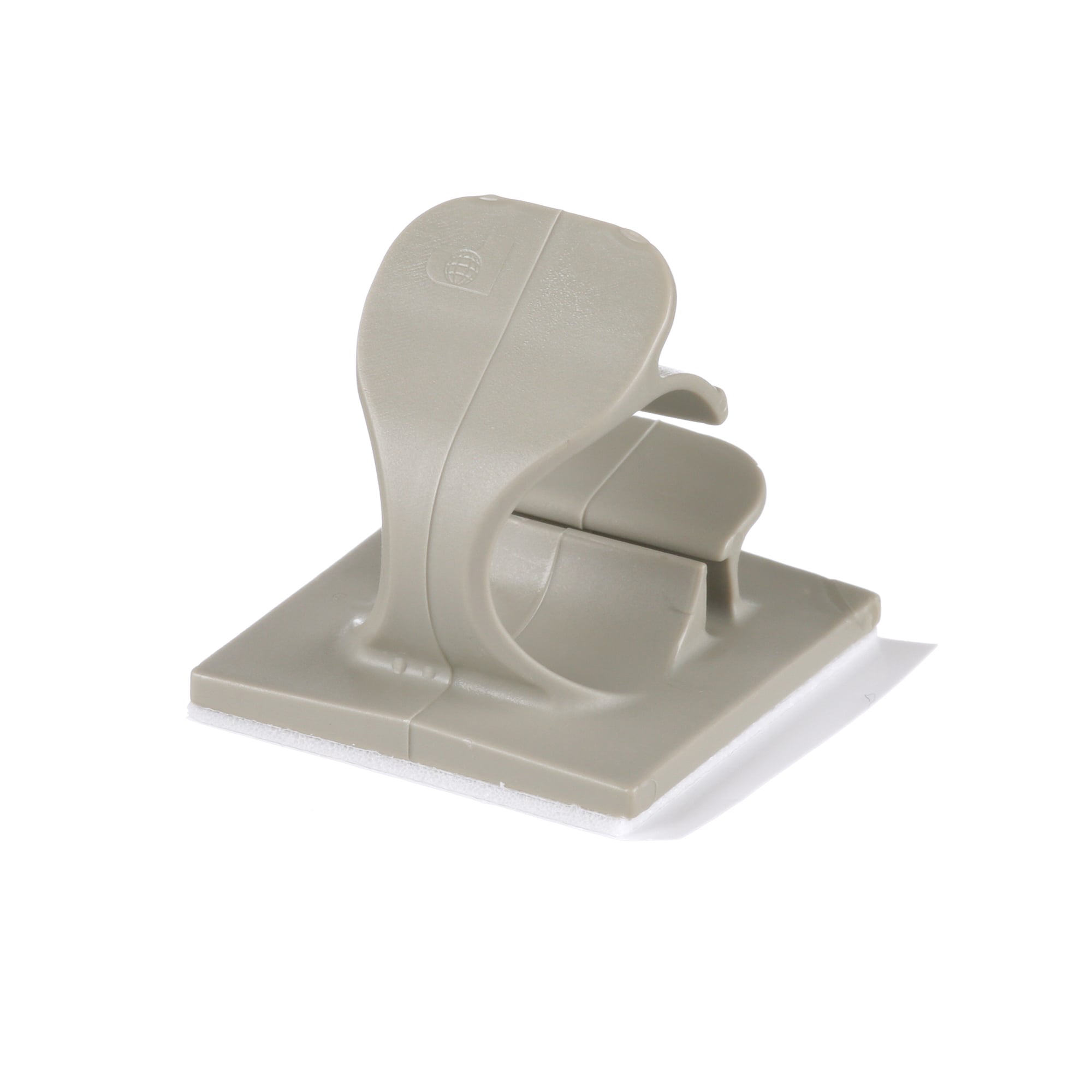 Latching Wire Clip, Adh., .38IN (9.7mm) B