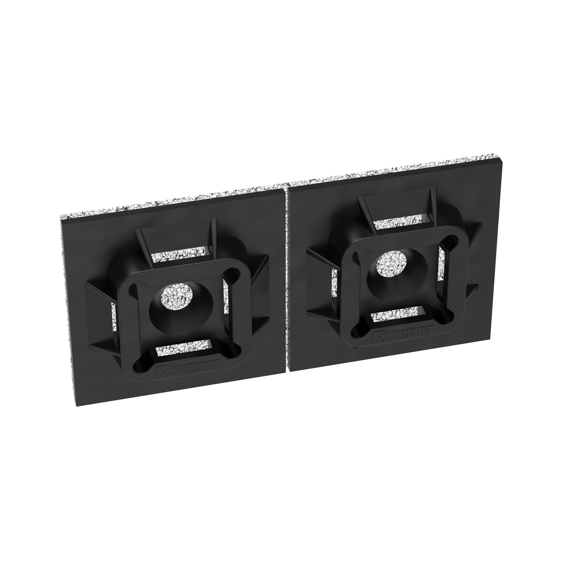 Cable Tie Mount, Hi Temp. Adh., 1INx1IN (2