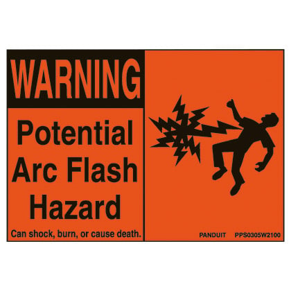 Adhesive Sign, Polyester, WARNING Header
