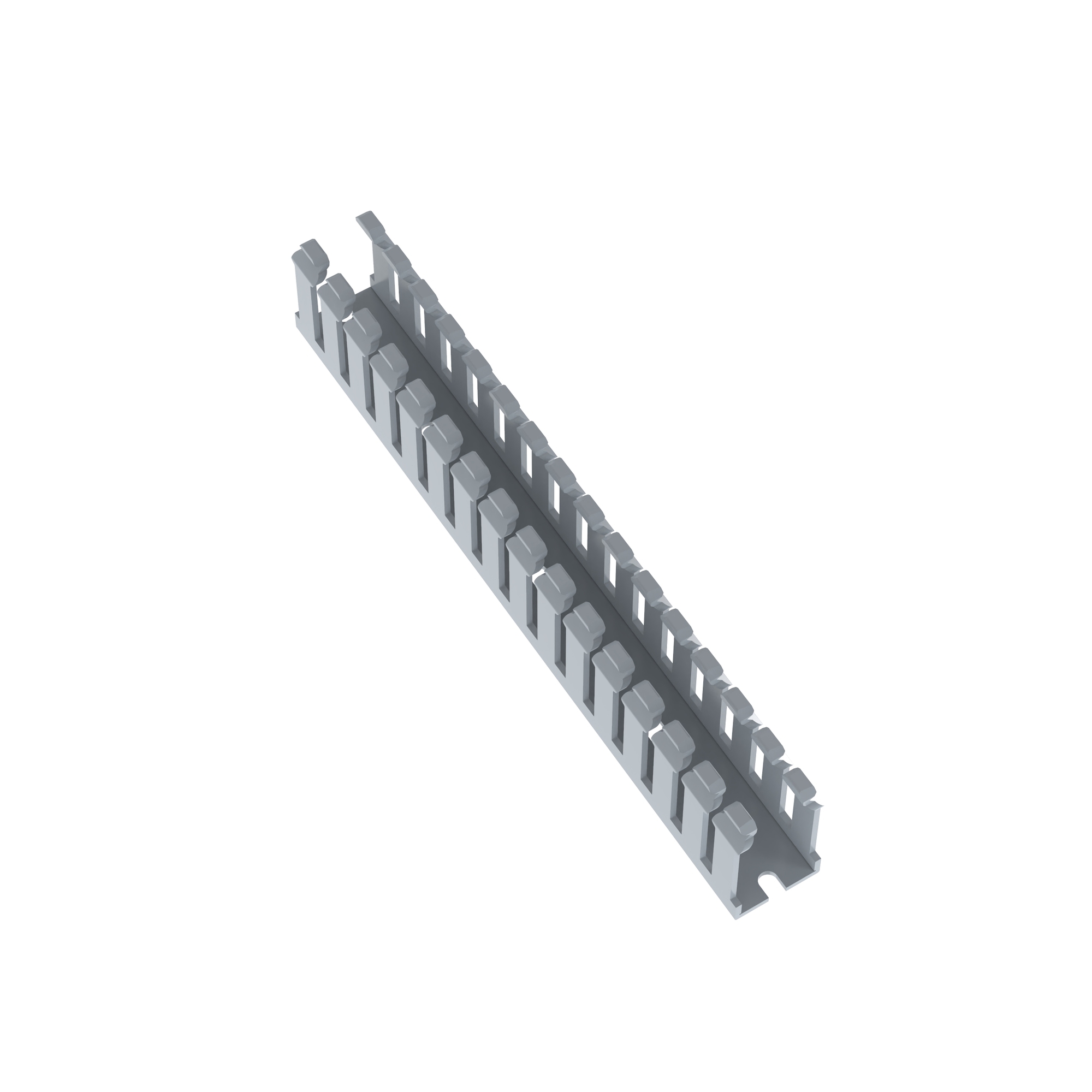 Narrow Slotted Duct, Adhesive, PVC, .75 