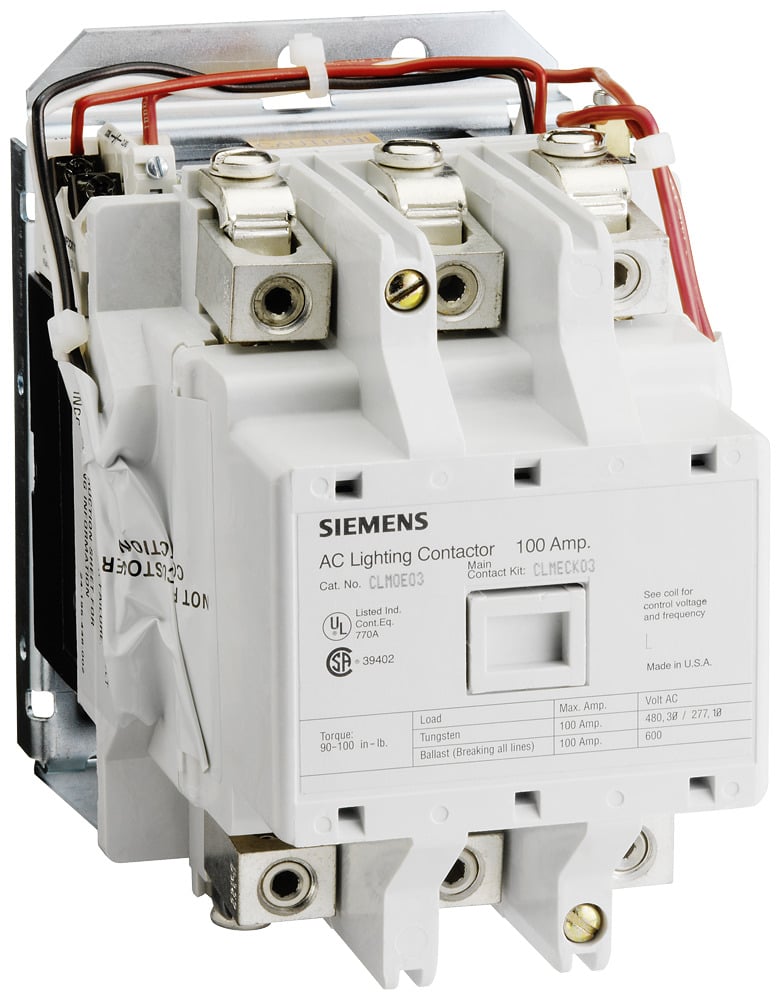 Mechanically held lighting contactor, H2 0 N.C. / 3 N.O. poles, 110VAC 50HZ/120VAC 60HZ coil, Non-combination type, Enclosure NEMA type (open), No enclosure