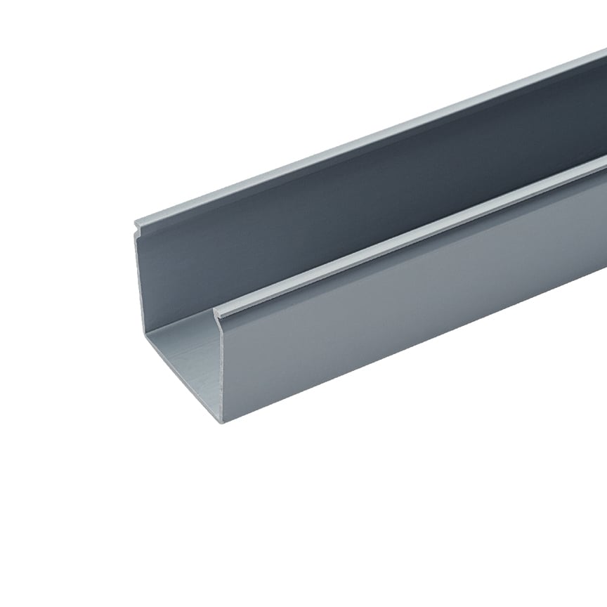 Solid Raceway,PVC,2X2X6FT,LGRY,NM        