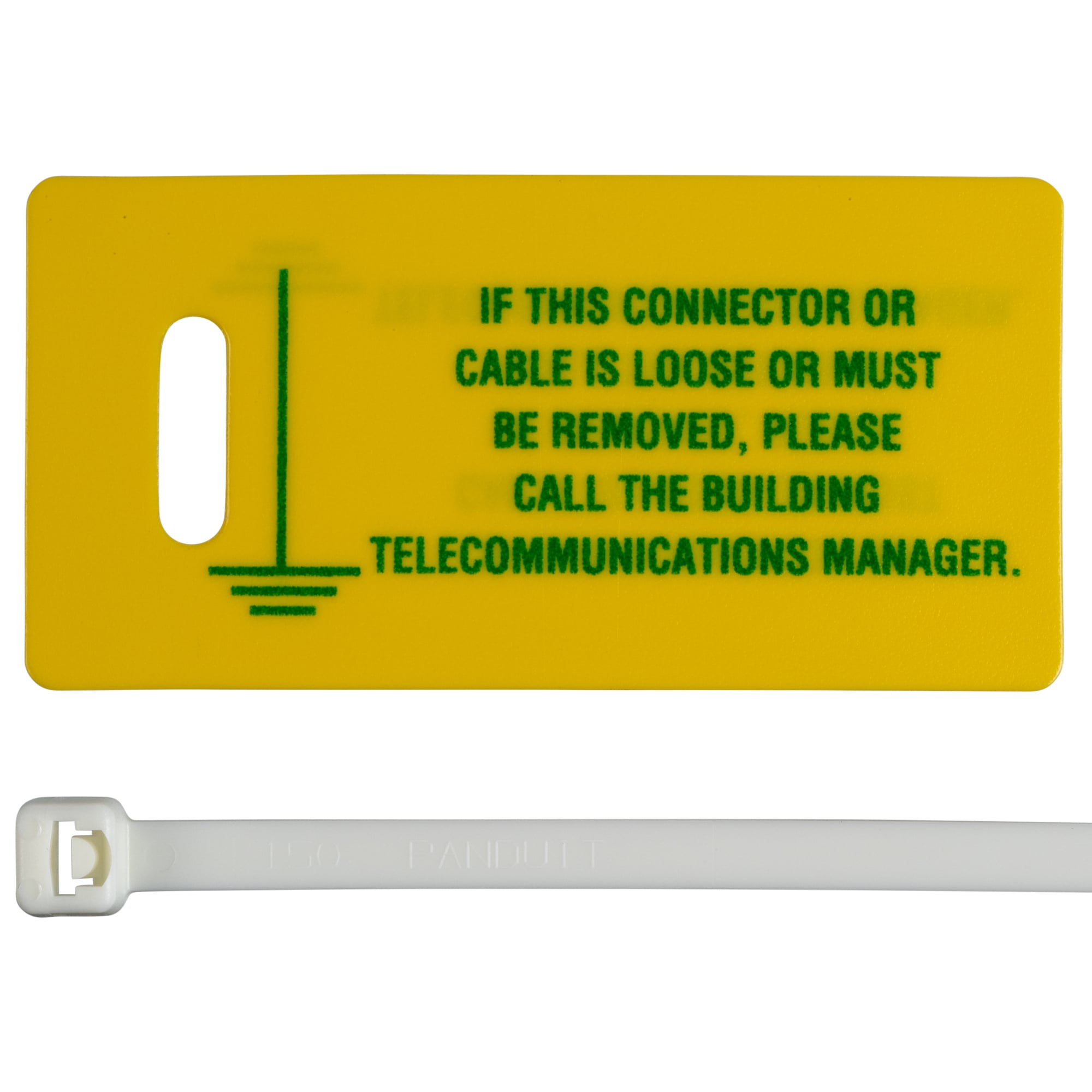 Rack Grounding Yellow Tag Kit, 10 tags &