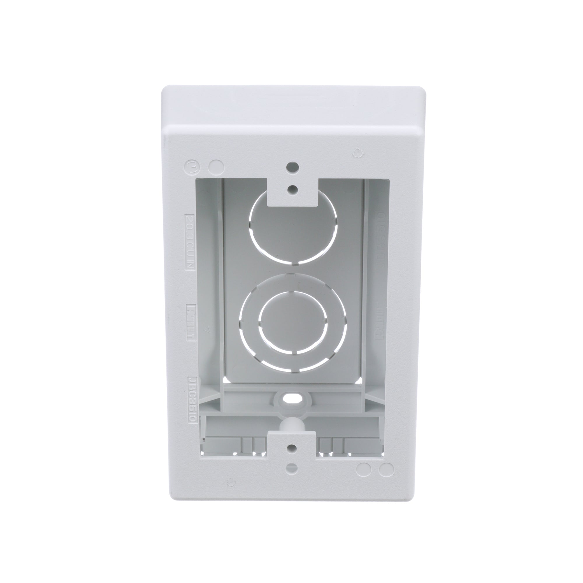 Single Gang Low Voltage Outlet Box with 