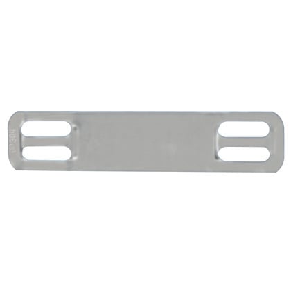 Marker Plate, 316 SS, 4 Hole, 1.7IN x .38