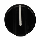 10250T, Knob, 30.5 mm, Heavy-Duty Watertight/Oiltight, Used with Selector switch, non-illuminated, Black actuator, Blank legend