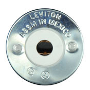 Slimline Base, Single Pin, Standard Fluorescent Lampholder, Snap-In, Stationary, White