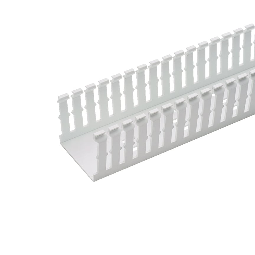 Narrow Slotted Duct, PVC, .5 X .5 X 6FT  