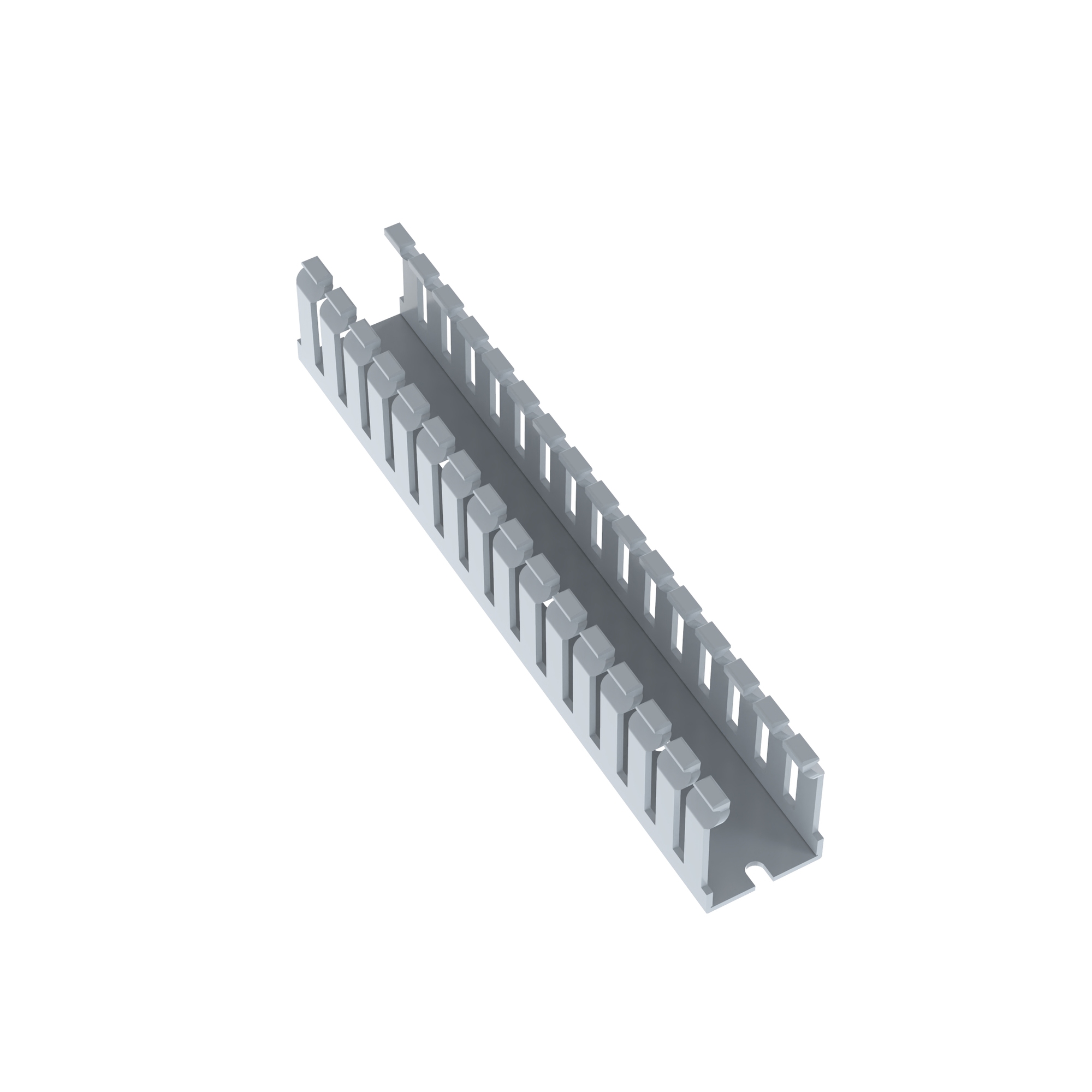 Narrow Slotted Duct, PVC, 1 X 1.5 X 6FT  