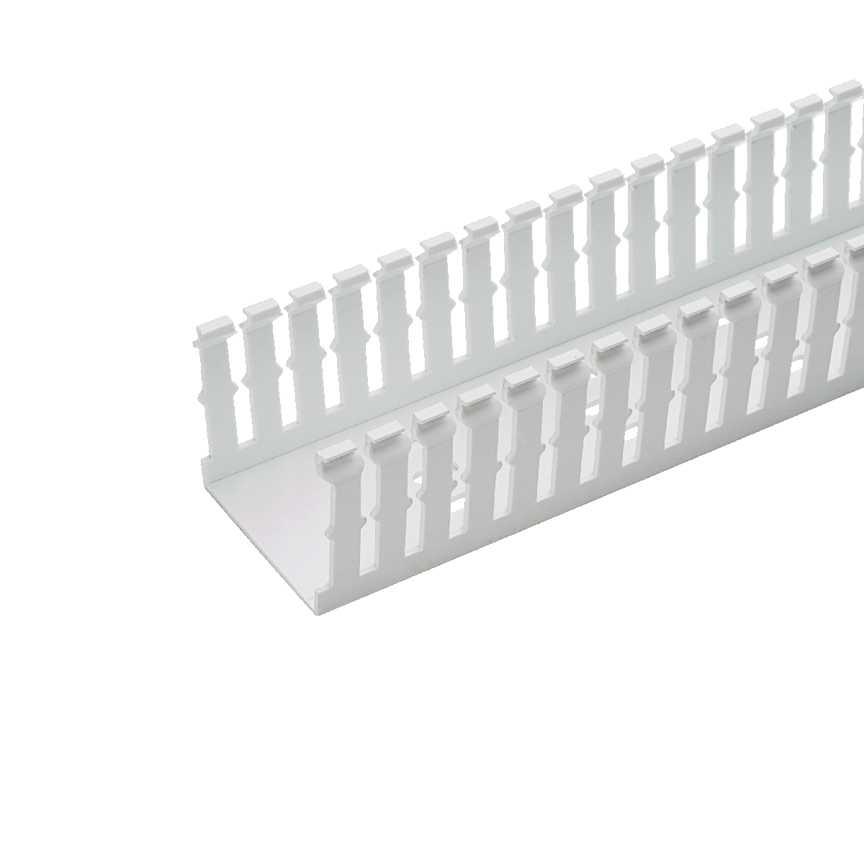 Narrow Slotted Duct, PVC, 4 X 5 X 6FT    