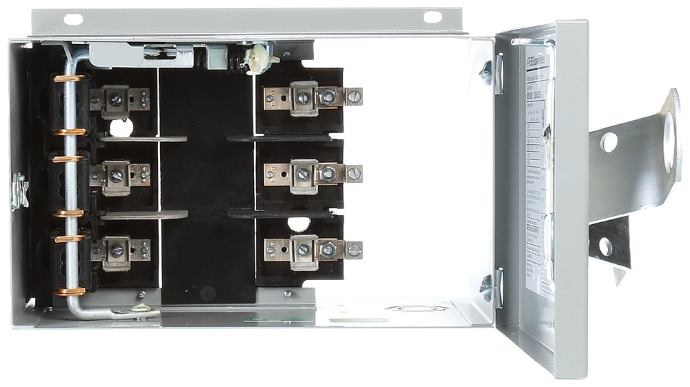  Low Voltage I-T-E Fusible Vacu-Break switch plug. Floor-operable with teminal protection. For BD Plug-in. Rated 600VAC (60A) 3-Phase 3-wire. HorsepowerStandard (NEC) 15, Max (Time Delay) 50.