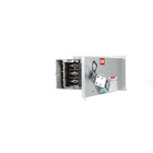 Siemens Low Voltage I-T-E Fusible Vacu-Break switch plug. Floor-operable with teminal protection. For BD Plug-in. Rated 600VAC (100A) 3-Phase 3-wire. Horsepower Standard (NEC) 30, Max (Time Delay) 75.