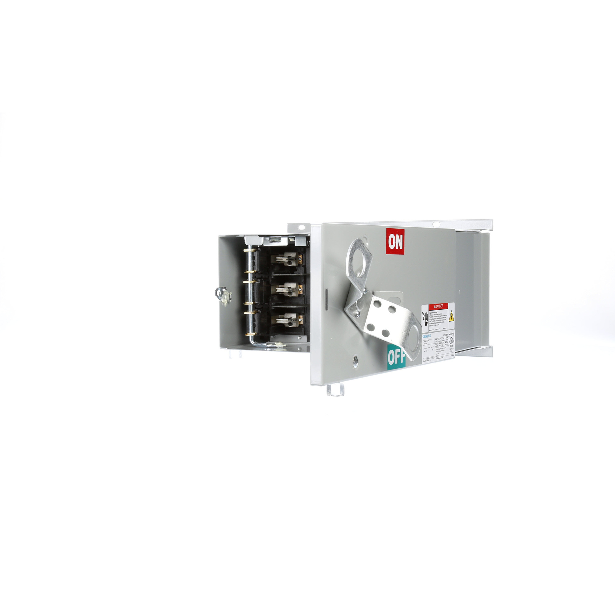  Low Voltage I-T-E Fusible Vacu-Break switch plug. Floor-operable with teminal protection. For BD Plug-in. Rated 600VAC (100A) 3-Phase 4-wire. Horsepower Standard (NEC) 25, Max (Time Delay) 60.