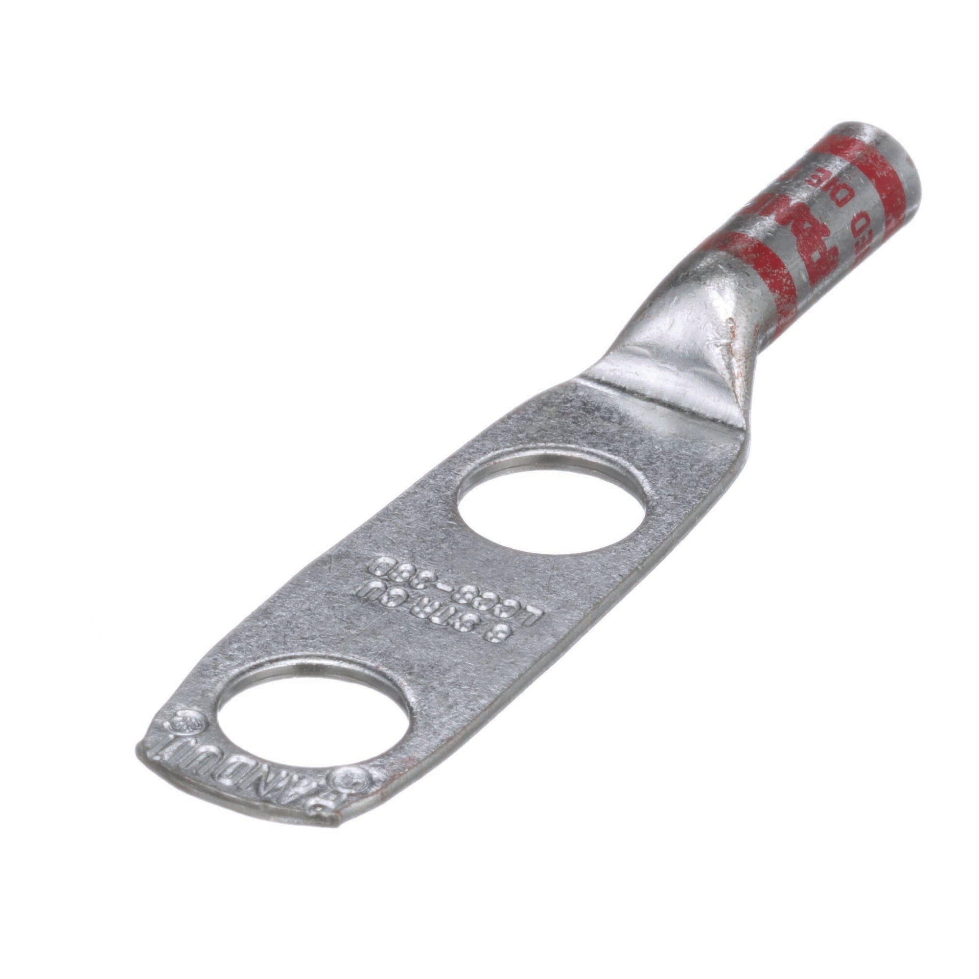 Copper Compression Lug, 2 Hole, #8 AWG, 