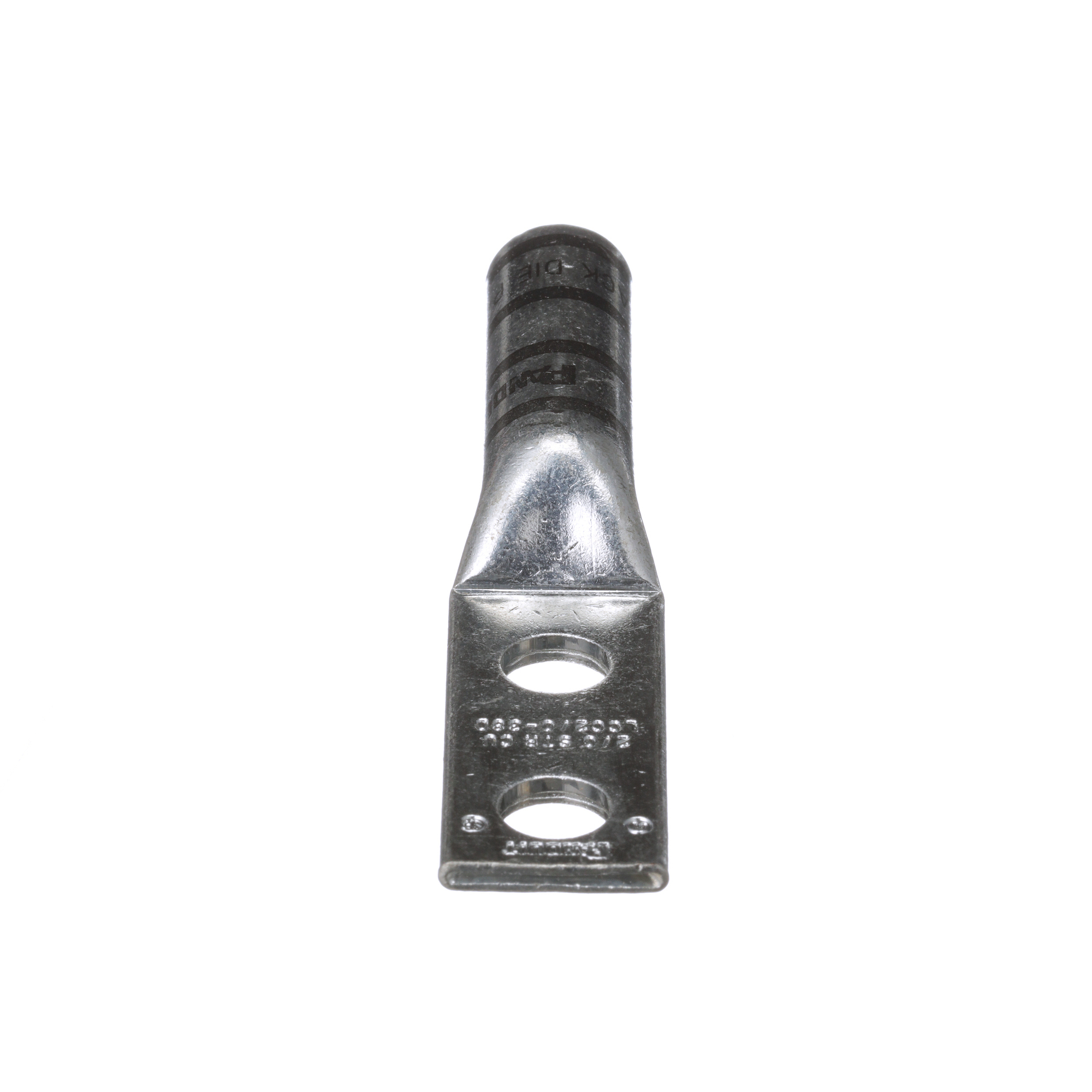 Copper Compression Lug, 2 Hole, 2/0 AWG,