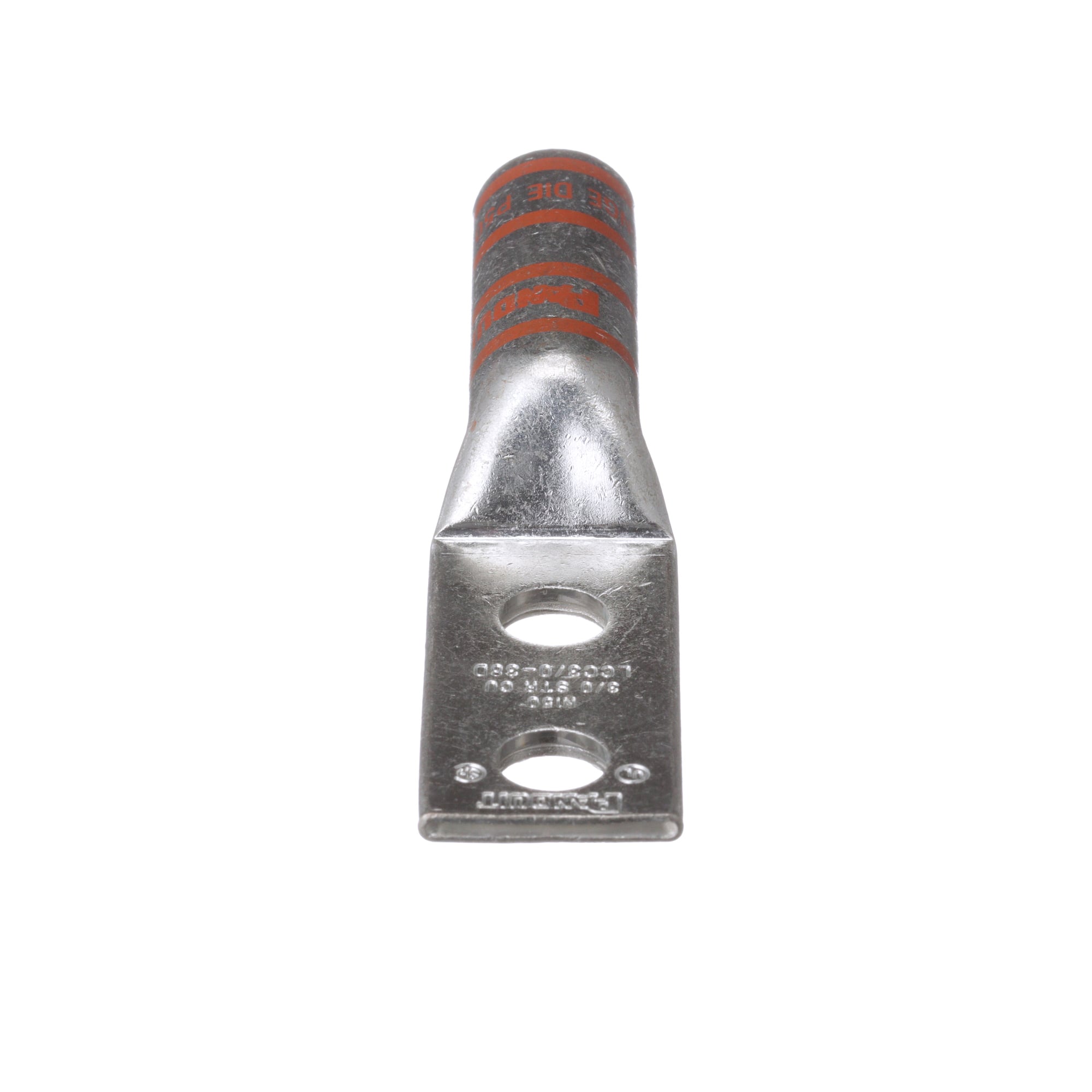 Copper Compression Lug, 2 Hole, 3/0 AWG,
