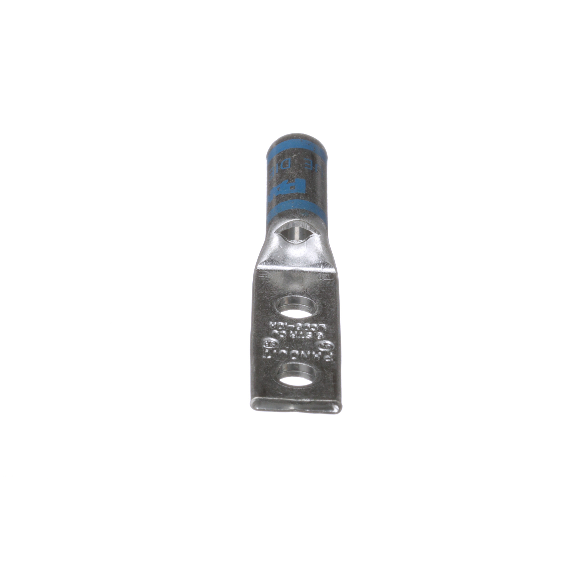 Copper Compression Lug, 2 Hole, #6 AWG, 
