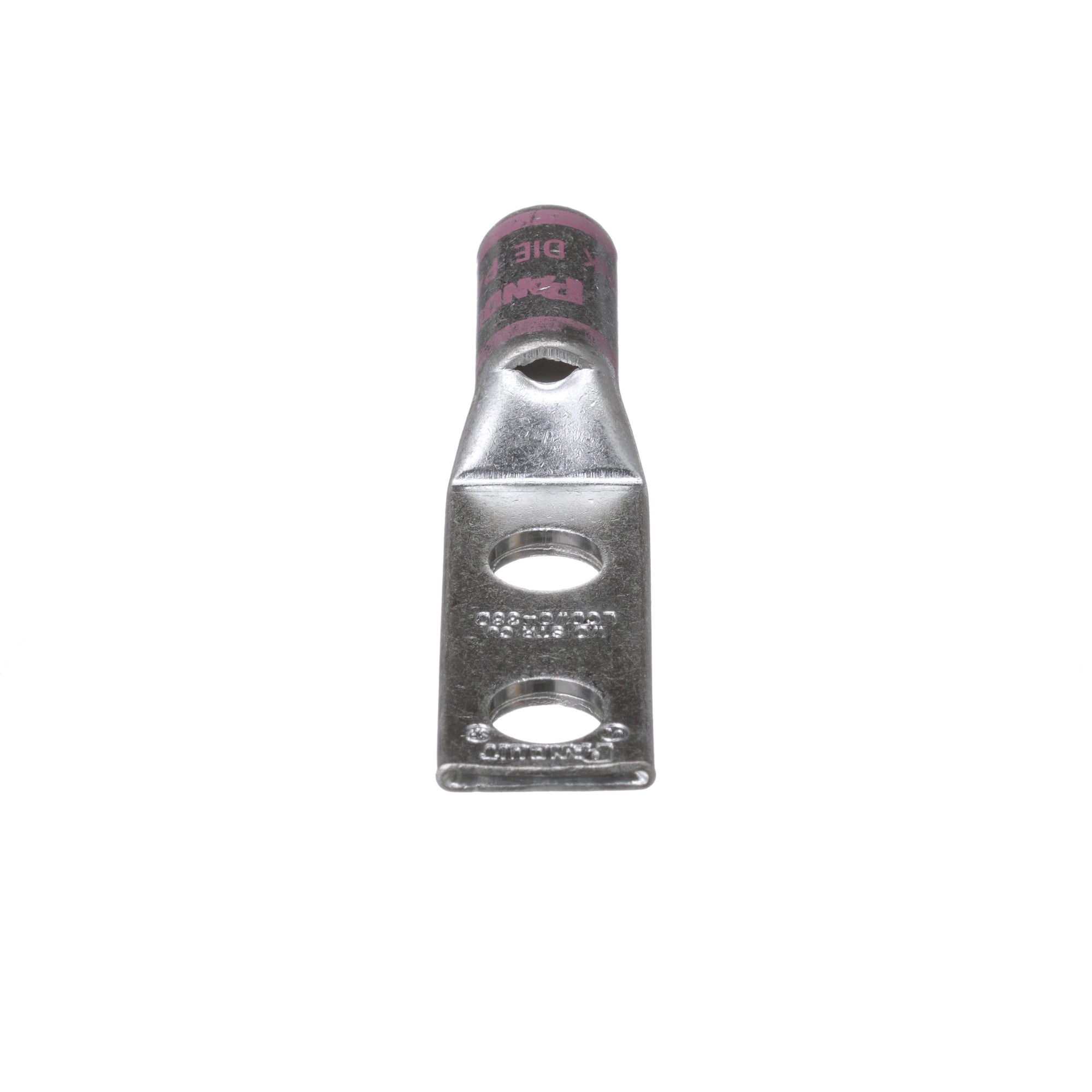 Copper Compression Lug, 2 Hole, 1/0 AWG,