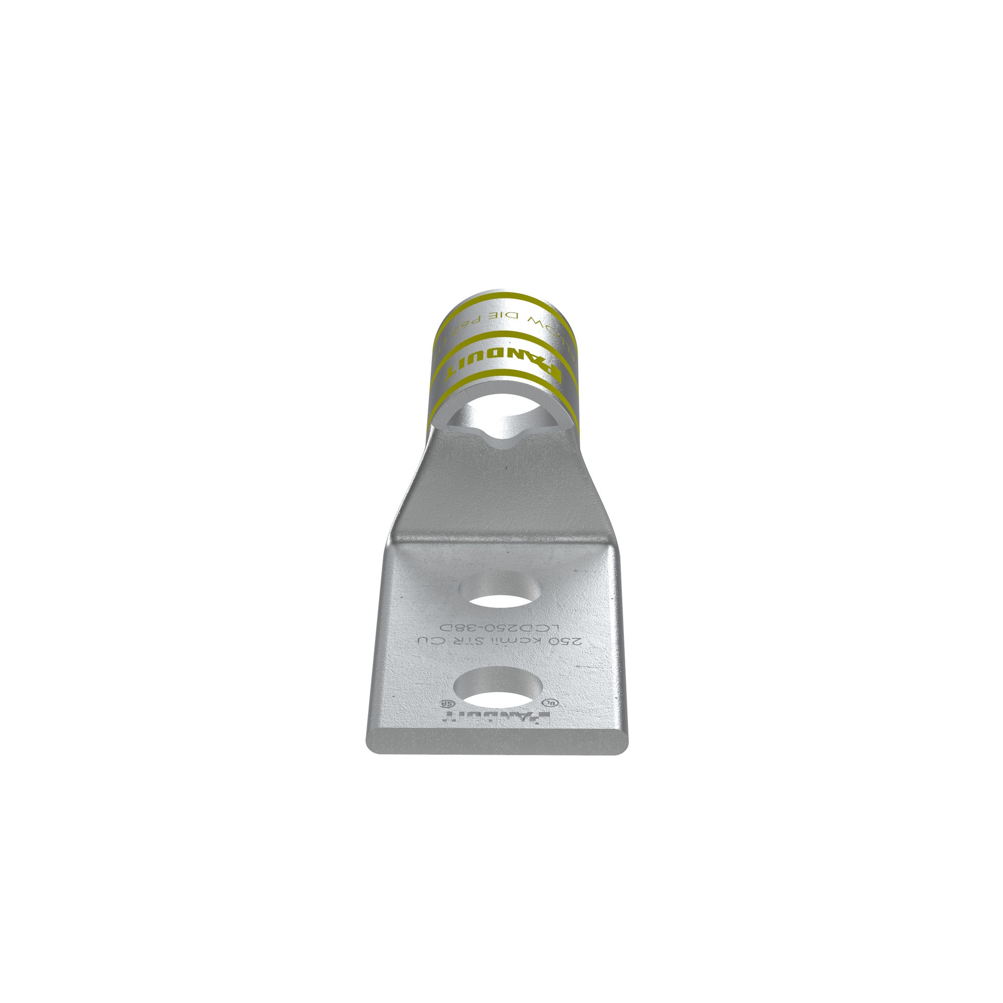 Copper Compression Lug, 2 Hole, 250 kcmi