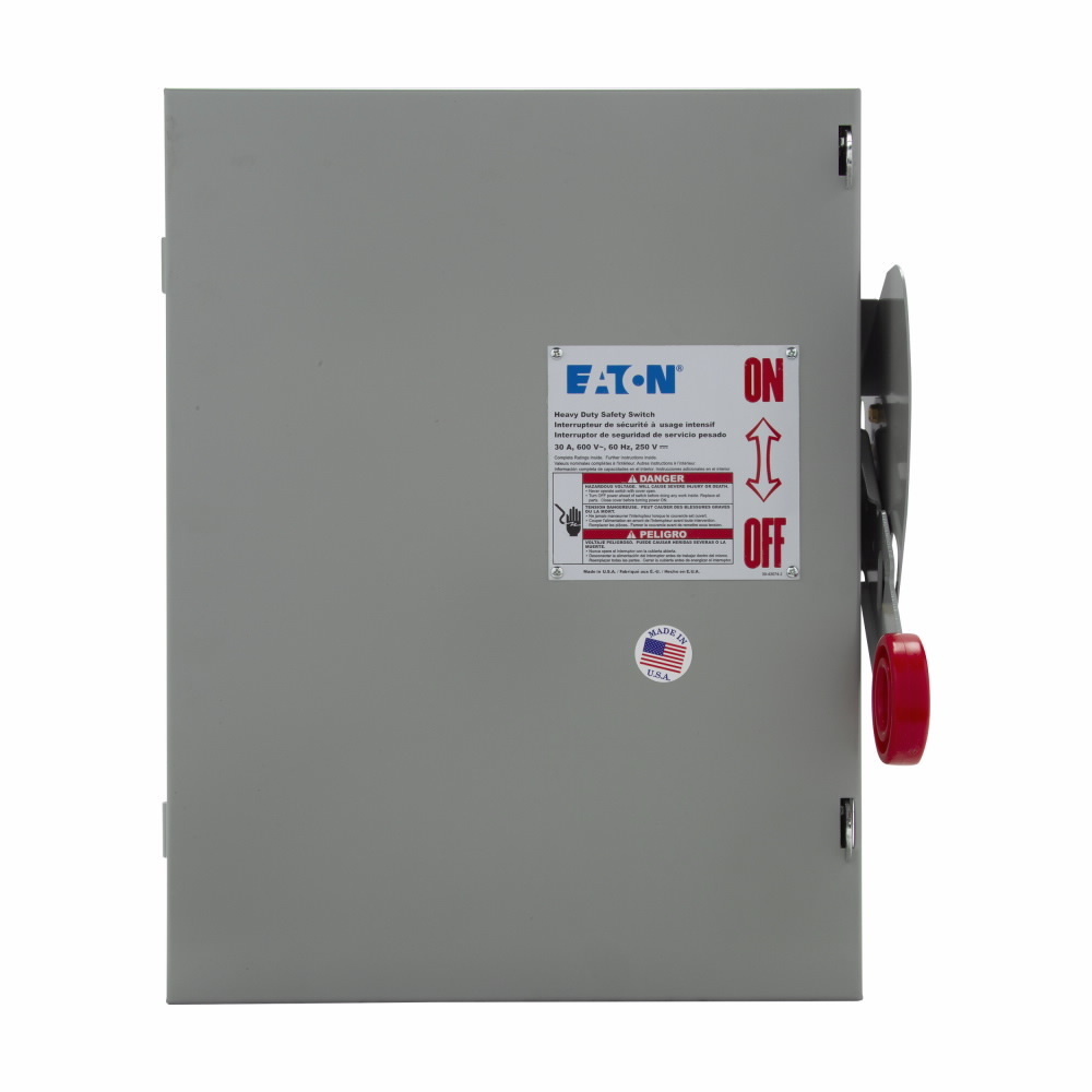30A/4P HD NF Safety SW 600V NEMA1