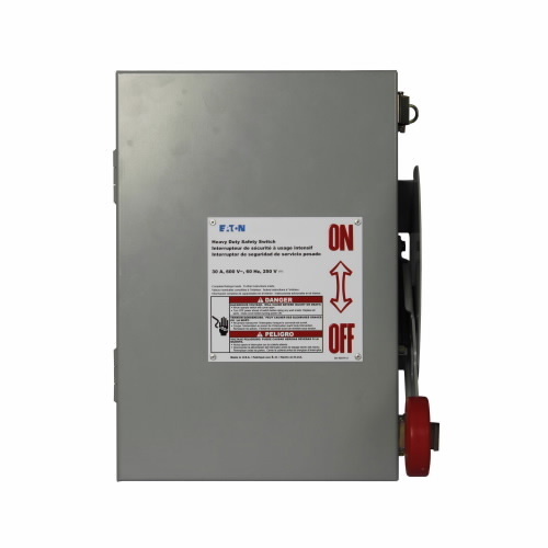 30A/2P HD NF Safety SW 600V NEMA12