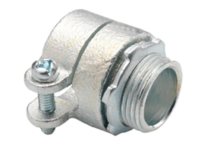 Connector, Squeeze, Malleable Iron, Trade Size 1 1/4 Inch
