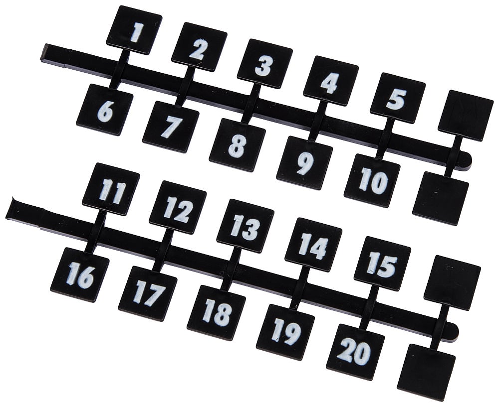 KIT OF PRESS-IN NUMBERS 1-42, PNLBD APPLICATIONS, PACKAGED 130 ENVELOPES PER PACK.