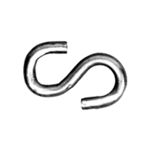 S Hook, Steel, Size 1-1/4 Inch