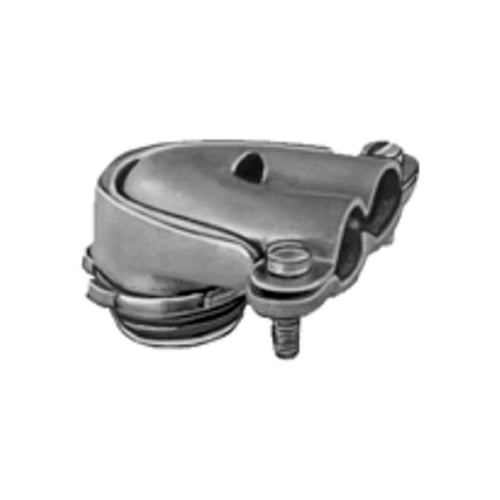 Connector, Duplex, 90 Degrees, Malleable Iron