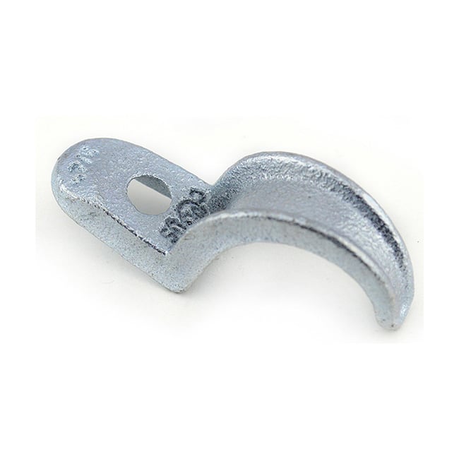Strap, One Hole Pipe, Malleable Iron, Size 3/4 Inch