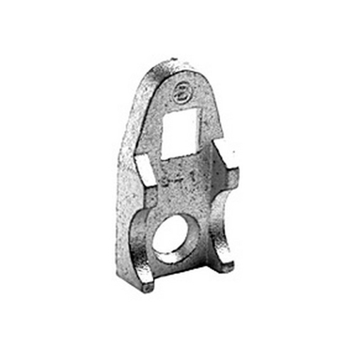 Clamp Back, Malleable Iron, Size 1 Inch
