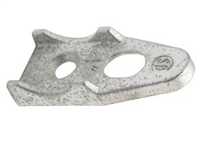 Clamp Back, Malleable Iron, Size 2 1/2 Inch