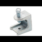 Clamp, Beam, Insulator Support, Malleable Iron, Tap Size (UNC) 1/4-20. 125 lbs Max Load.
