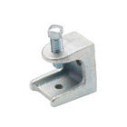Clamp, Beam, Insulator Support, Malleable Iron, Tap Size (UNC) 1/4-20. 125 lbs Max Load.
