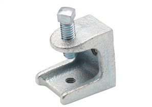 Clamp, Beam, Insulator Support, Malleable Iron, Tap Size (UNC) 1/2-13.  300 lbs Max Load.