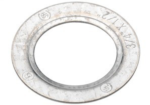 1075 Bridgeport Reducing Washer, 2 to 1-1/2 in, For Use With IMC/Rigid Conduit, Steel, Electro-Galvanized