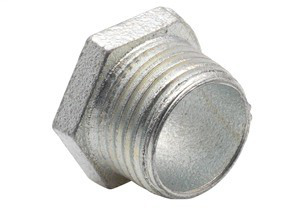 Nipple, Conduit, Malleable Iron, Size 1 Inch