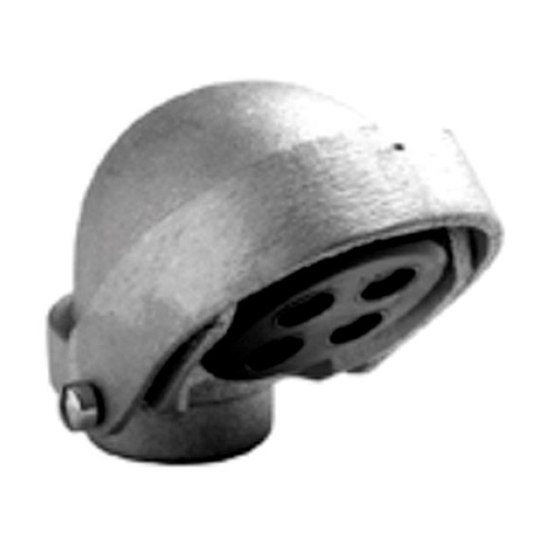 Entrance Cap, Threaded, Aluminum, Size 6 Inch