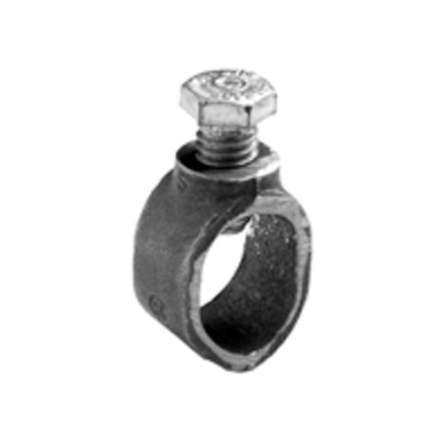 Clamp, Grounding Rod, Direct Burial, Bronze, Ground Pipe Grounding Electrode Size 1/2 Inch