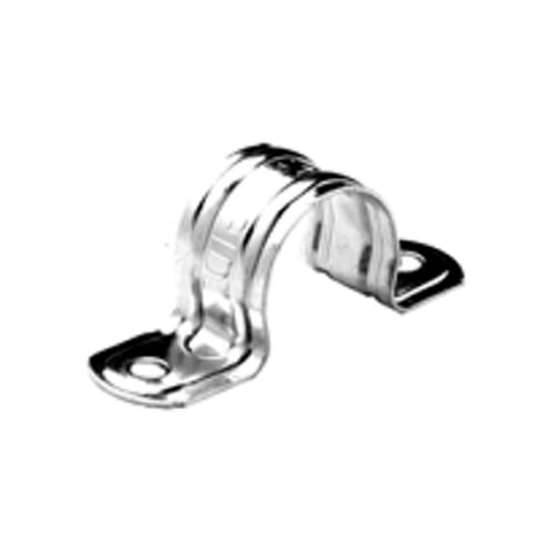Strap, Two Hole Pipe, Steel, Size 3/4 Inch
