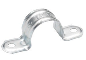 Strap, Two Hole Pipe, Steel, Size 2-1/2 Inch
