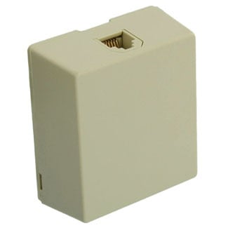 Type 625A2 Surface Mount Jack. 6P6C. Screw Terminal - Ivory