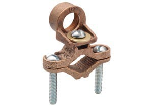 Clamp, Ground, Threaded Hub, Brass, Rigid Conduit Size 3/4 Inch 1 1/4" - 2"