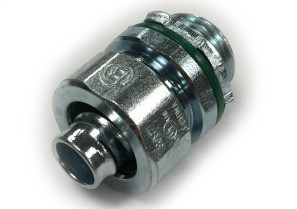 Connector, Liquid Tight, Straight, Size 1-1/4 Inch