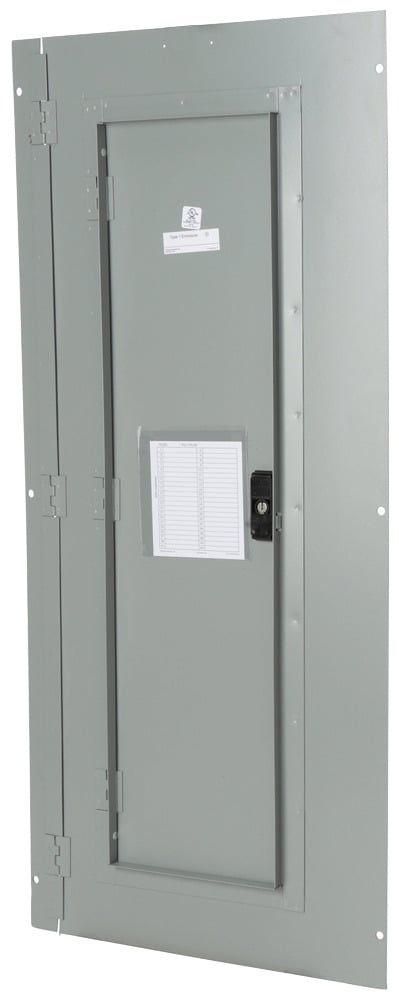 Hinge-to-Box front (Surface mounted). Dimensions (H x W) IN 44 x 20. Fits typical P1/P2 NEMA Type 1 panelboard enclosures 20 inch wide.