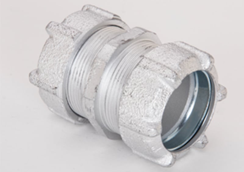 3102 Rigid Compression Coupling, 1 inch, Steel