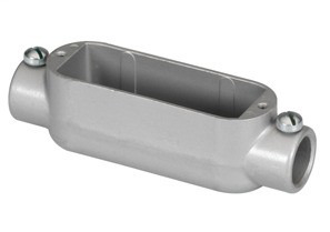 EMT Conduit Body, Type C, Set Screw, Aluminum, Size 3/4 Inch