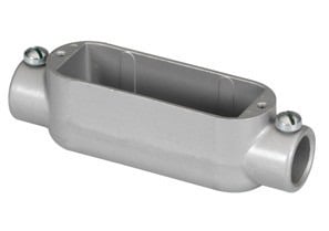 EMT Conduit Body, Type C, Set Screw, Aluminum, Size 1 Inch